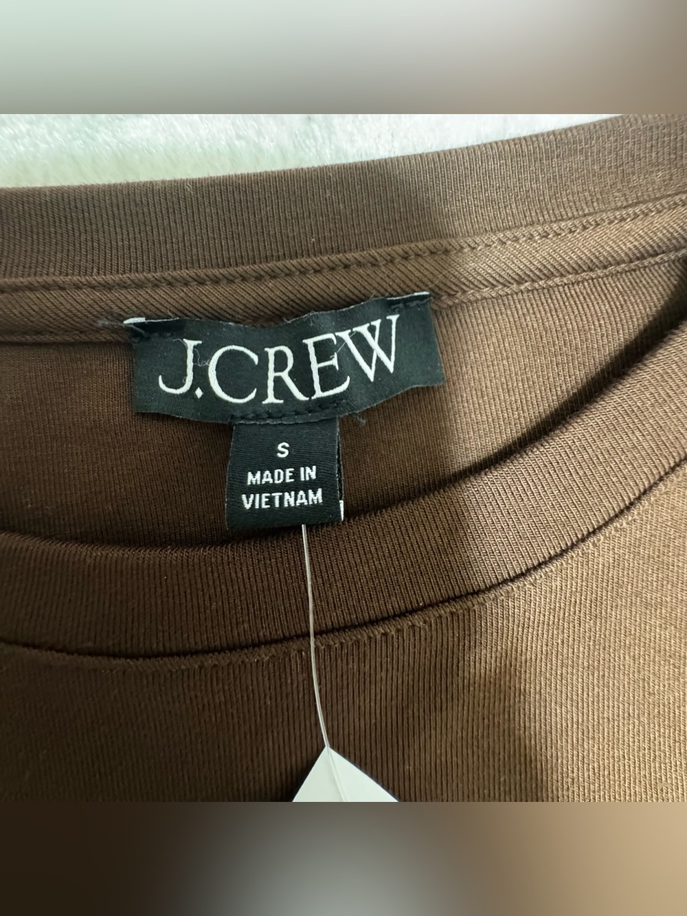 J. Crew Refined Rib Long Sleeve T-shirt With Button Cuffs Size Small - Picture 9 of 11
